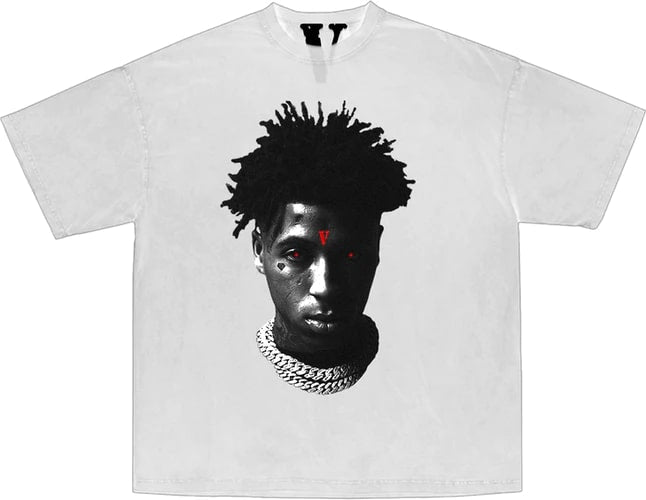 YoungBoy NBA x Vlone Reaper’s Child White Tee