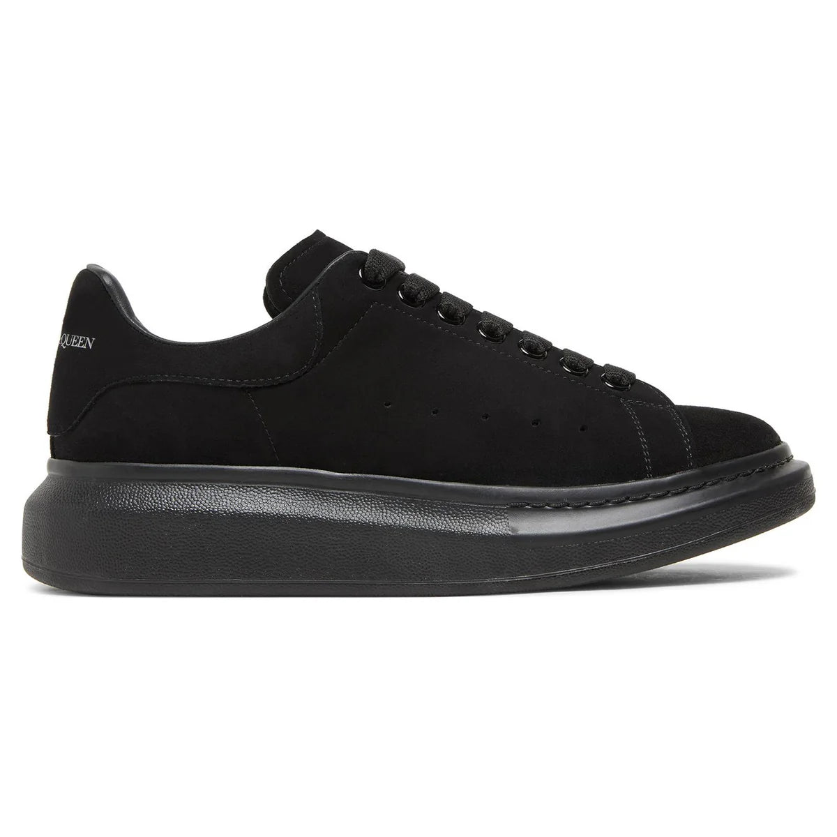 Alexander Mcqueen Raised Sole Suede Triple Black