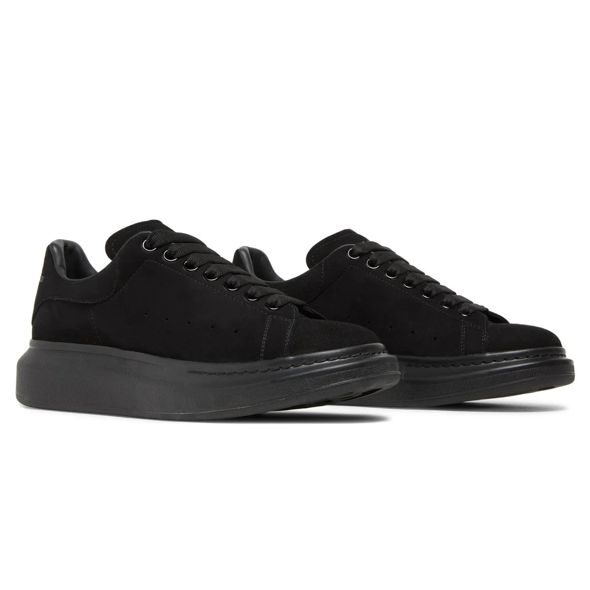 Alexander Mcqueen Raised Sole Suede Triple Black