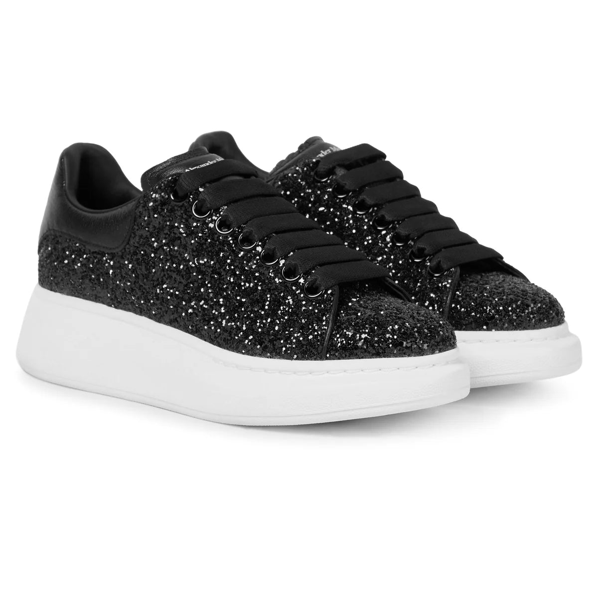 A. McQueen "Black Glitter"