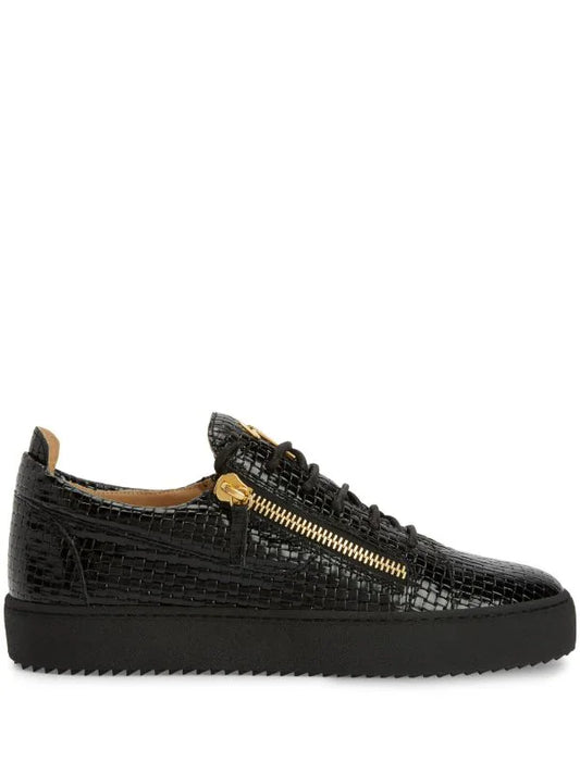 G. Zanotti "Frankie Woven Leather"