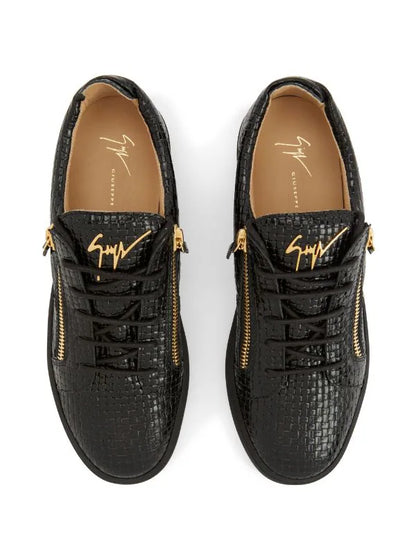 G. Zanotti "Frankie Woven Leather"